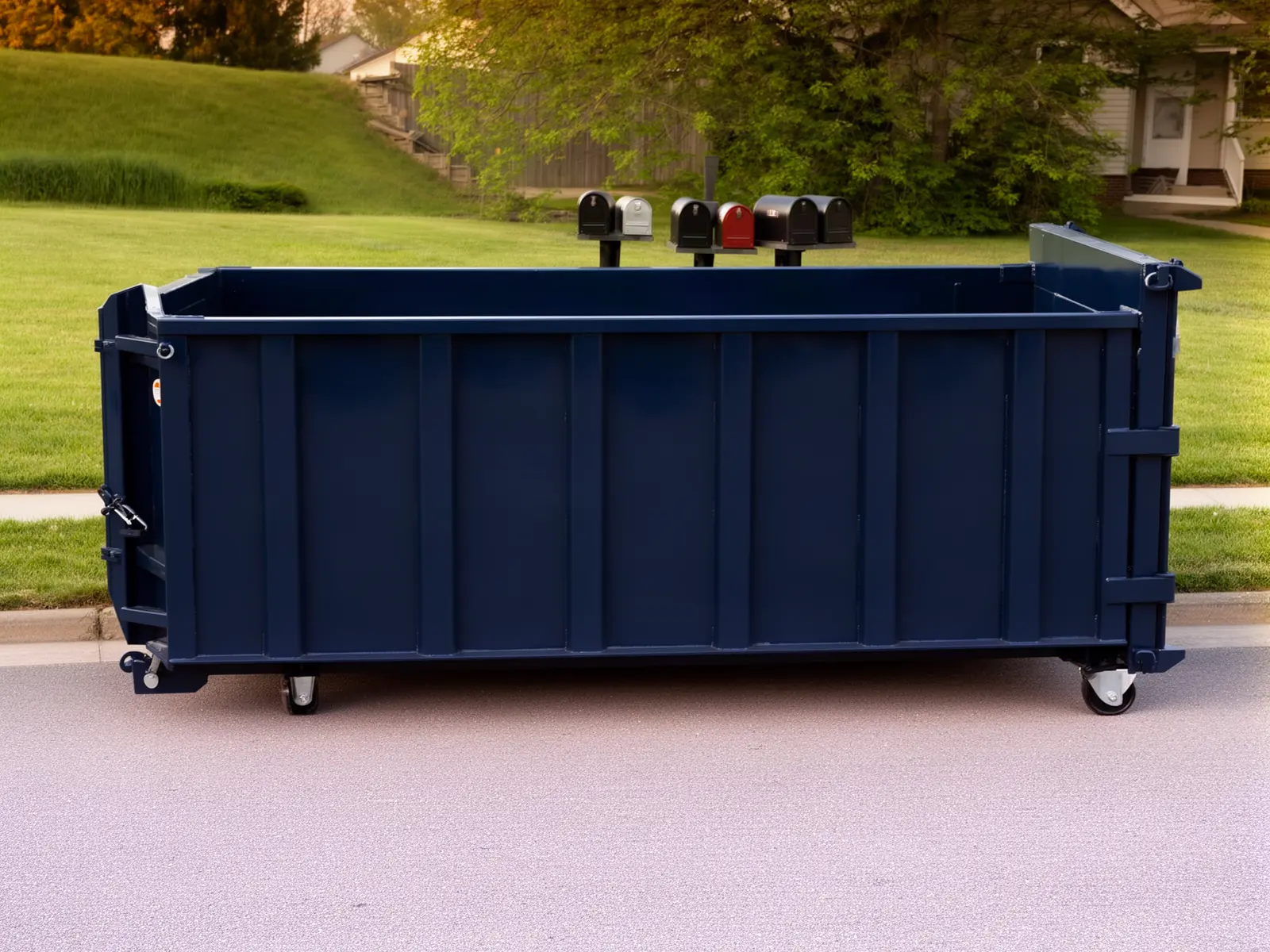 Roll-off dumpster from Hanson's Broken Arrow Dumpsters in Broken Arrow, OK